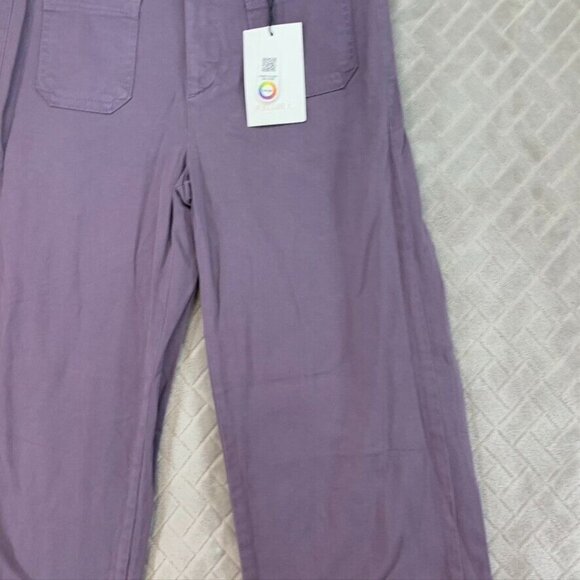 Pull & Bear Womens Small Denim Jeans Lavender Purple Straight Ankle Mid Rise - Picture 4 of 15